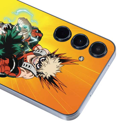 My Hero Academia Deku and Bakugo Season 5 Galaxy A55 5G Skin